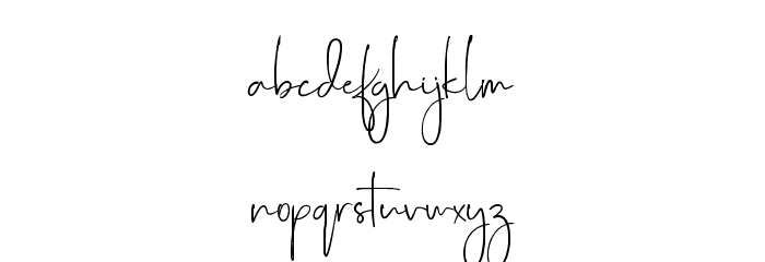 JustSunday-Bold Font LOWERCASE