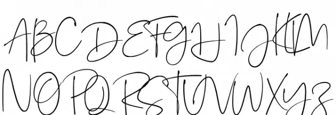 JustSunday Font OTHER CHARS