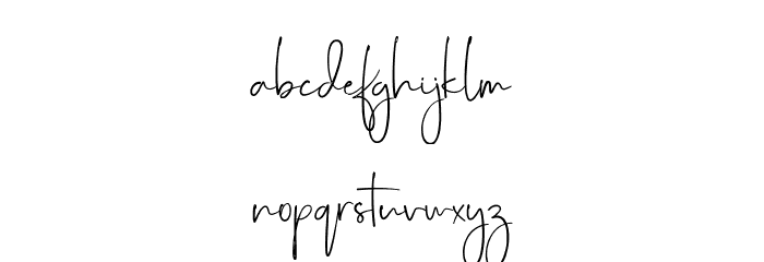 JustSunday Font LOWERCASE