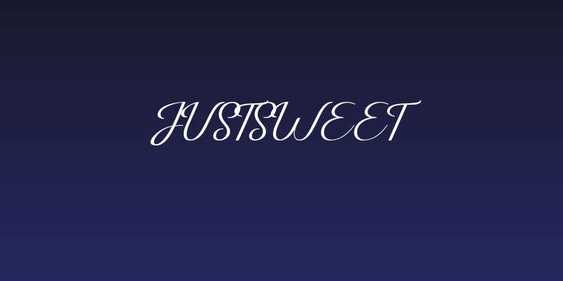 JustSweet Social Header