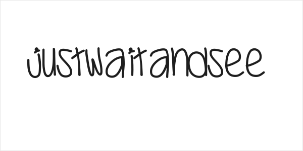 JustWaitAndSee Logo