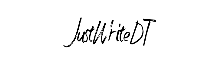 JustWriteDT Font