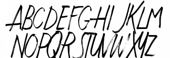JustWriteDT Schriftart Groß