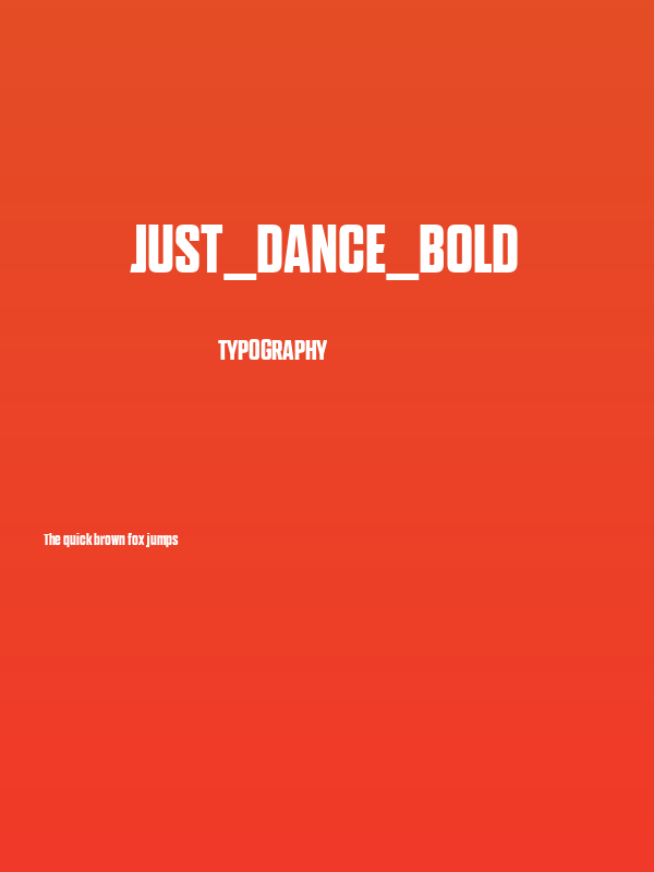 Just_Dance_Bold Poster