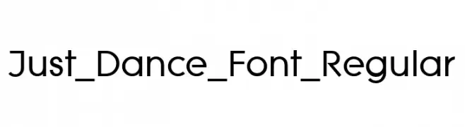 Just_Dance_Font_Regular  font caratteri gratis