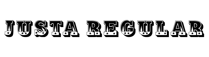Justa Regular  フリーフォントのダウンロード