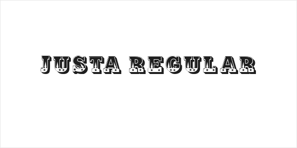 Justa Regular Logo