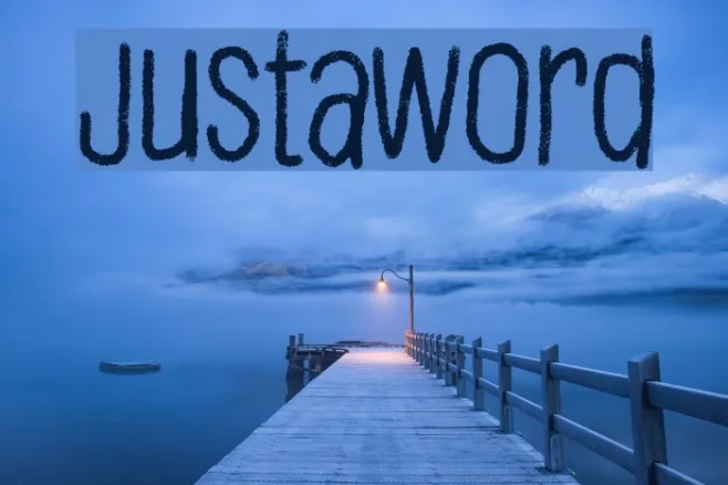 Justaword Example 1