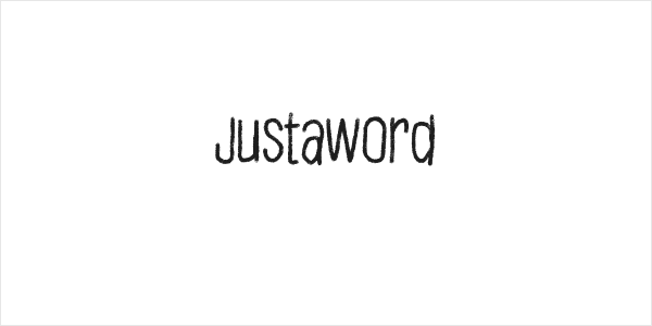 Justaword Logo
