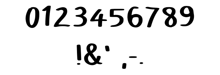 Justforfunfont Regular Font OTHER CHARS
