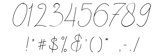 Justhin Font OTHER CHARS