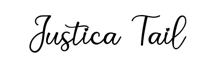 Justica Tail  font caratteri gratis