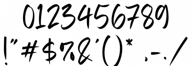 Justica Шрифта ДРУГИЕ символов