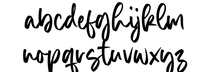 Justica Font LOWERCASE