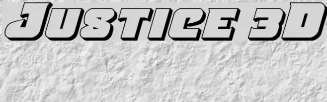 Justice 3D Font examples