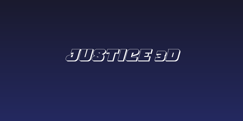 Justice 3D Social Header
