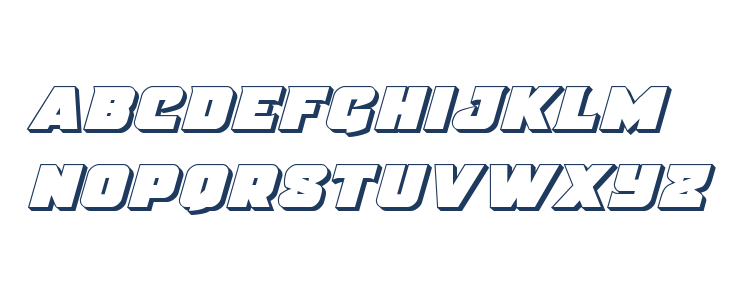 Justice 3D Lowercase