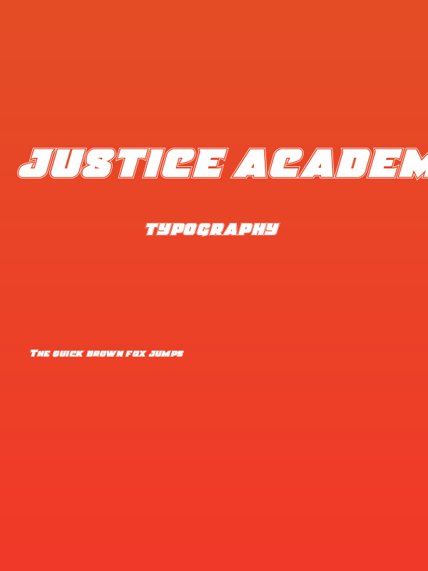 Justice Academy Poster