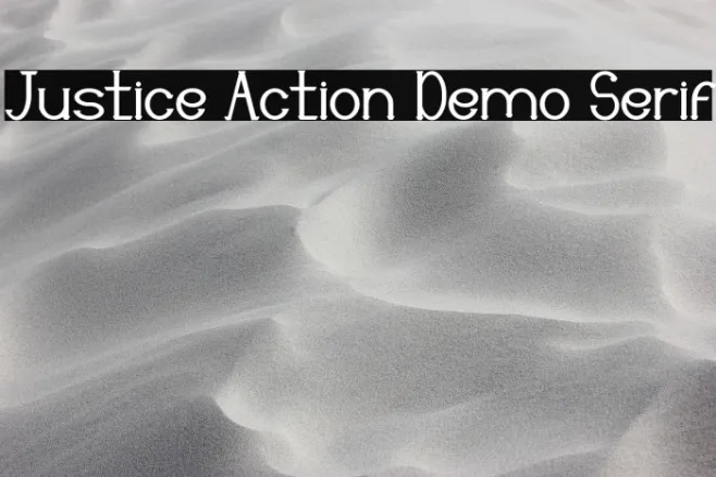 Justice Action Demo Serif Example 3