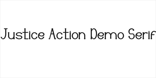Justice Action Demo Serif Logo