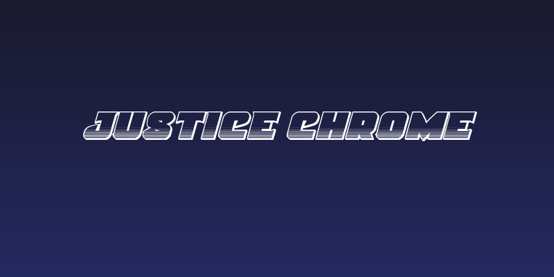 Justice Chrome Social Header