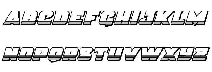 Justice Chrome Font LOWERCASE
