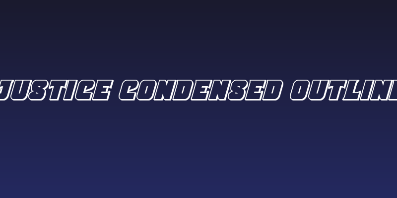 Justice Condensed Outline Social Header
