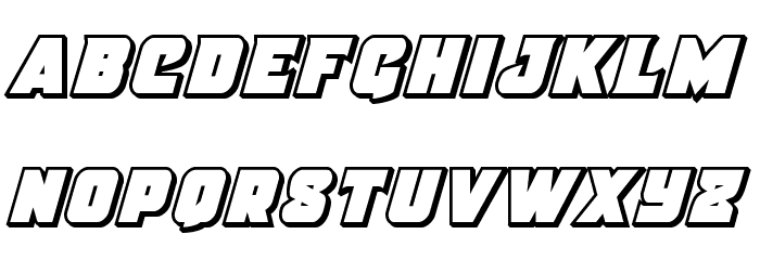 Justice Condensed Outline Font LOWERCASE