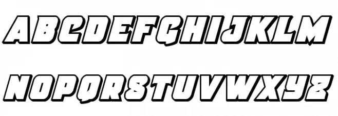 Justice Condensed Outline Caratteri MINUSCOLO