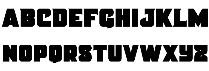 Justice Condensed Straight Font LOWERCASE
