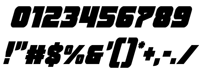 Justice Condensed Font OTHER CHARS