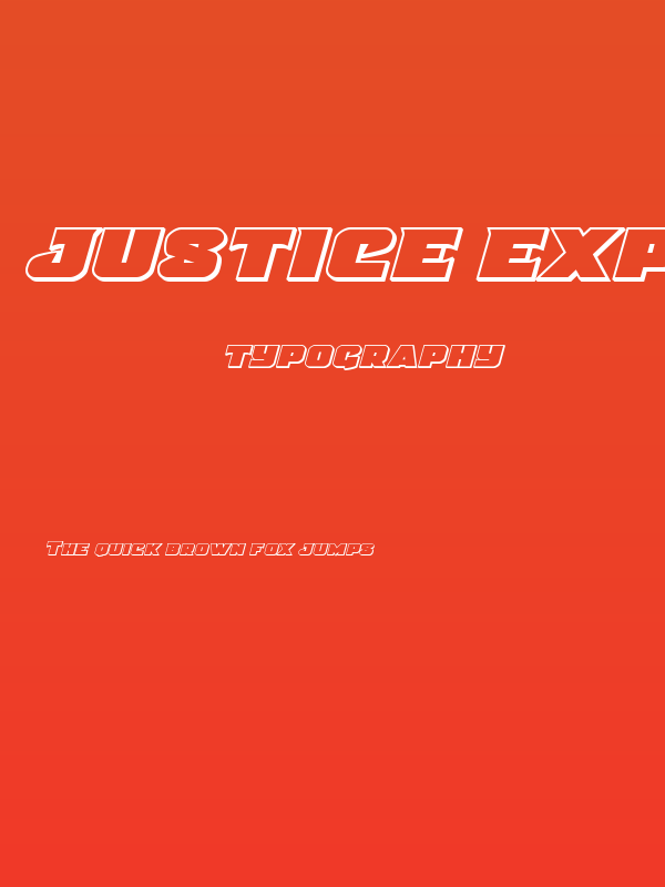 Justice Expanded Outline Poster