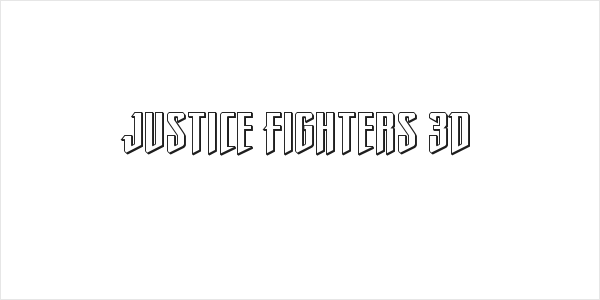 Justice Fighters 3D Logo