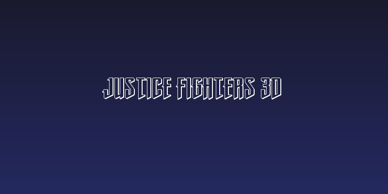 Justice Fighters 3D Social Header