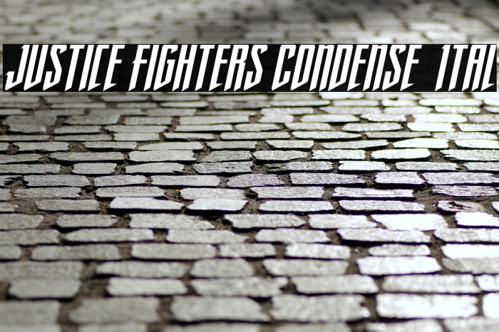 Justice Fighters Condense  Ital Example 1