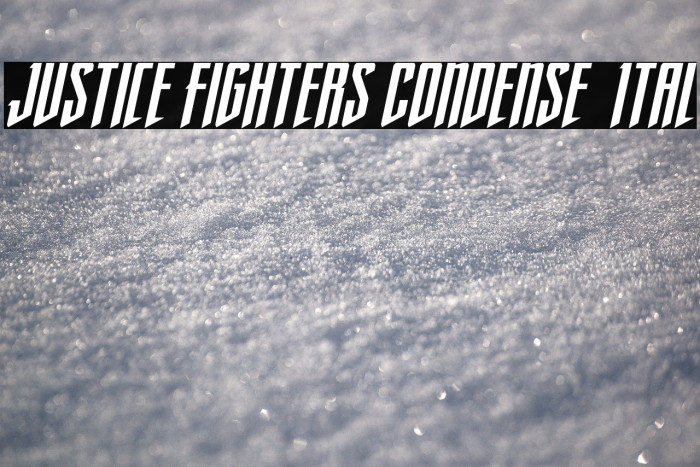 Justice Fighters Condense  Ital Example 2