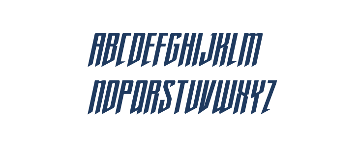 Justice Fighters Condense  Ital Lowercase