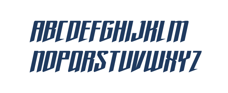Justice Fighters Expand Italic Lowercase
