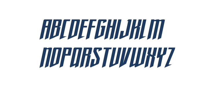 Justice Fighters Italic Lowercase