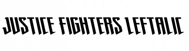 Justice Fighters Leftalic  Descarca Fonturi Gratis