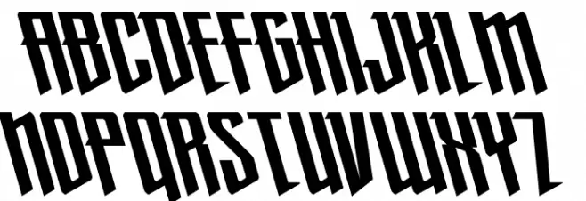Justice Fighters Super-Left 字体 大写