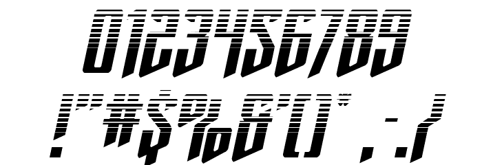 Justice Fighters Twotone Ital Font OTHER CHARS