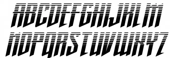 Justice Fighters Twotone Ital 字体 大写