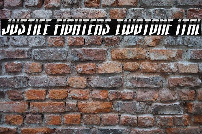 Justice Fighters Twotone Ital Example 3