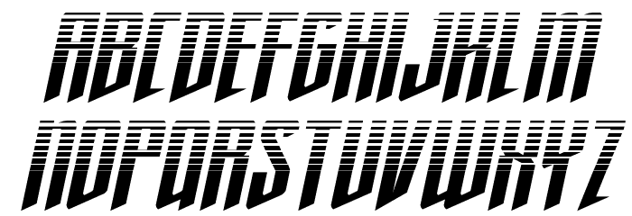 Justice Fighters Twotone Ital Font LOWERCASE
