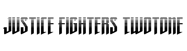Justice Fighters Twotone  Fuentes Gratis Descargar