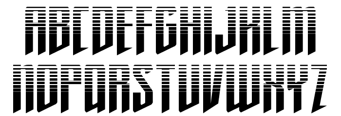 Justice Fighters Twotone Font LOWERCASE