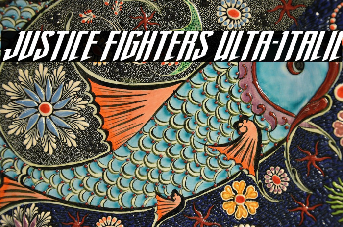 Justice Fighters Ulta-Italic Example 2