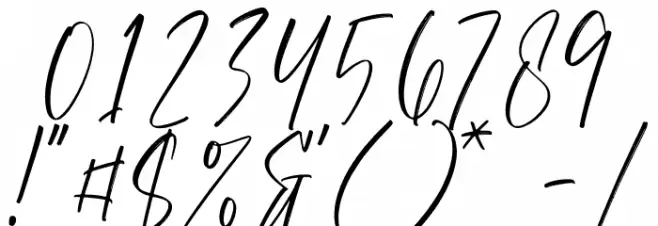 Justice Hunter Font OTHER CHARS