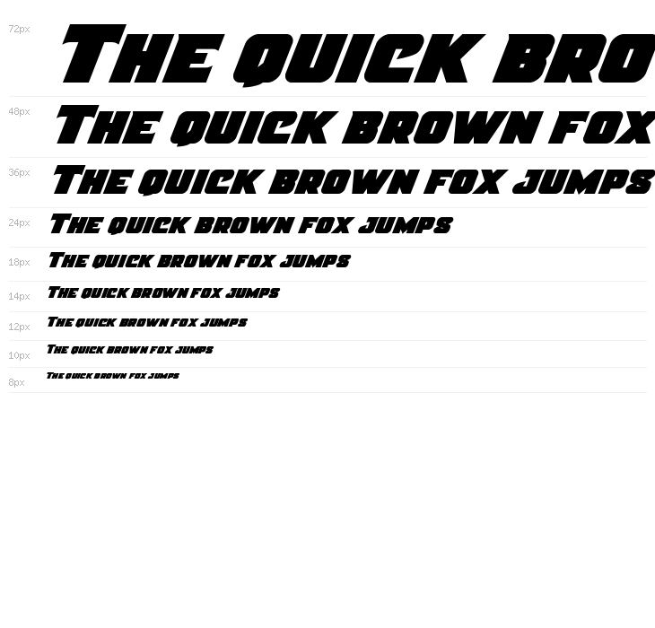 Justice Italic Waterfall